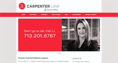 Desktop Screenshot of jlcarpenterlaw.com